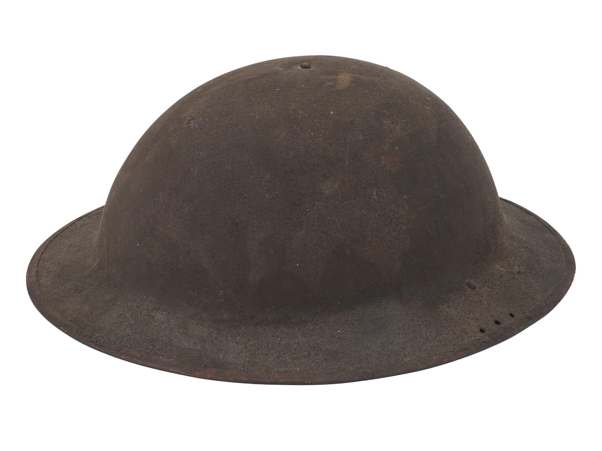 WWI AMERICAN MILITARY DOUGHBOY HELMET MARKED PIC-3